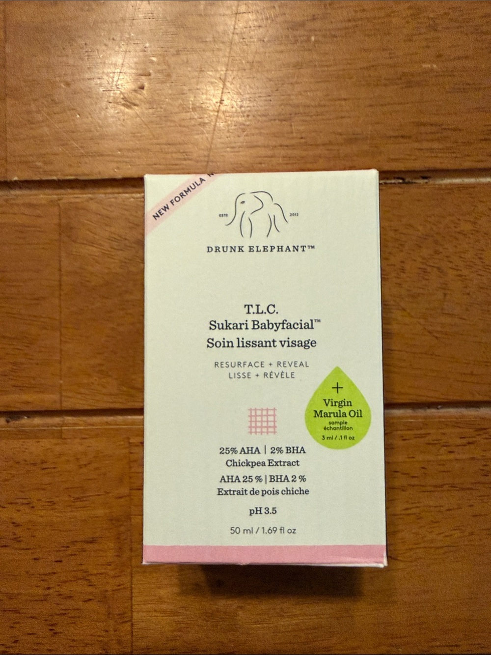 Drunk elephant baby facial